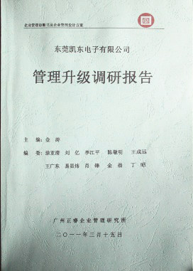 2012年4月5日，正睿咨詢向潔麗決策層陳述調(diào)研報(bào)告